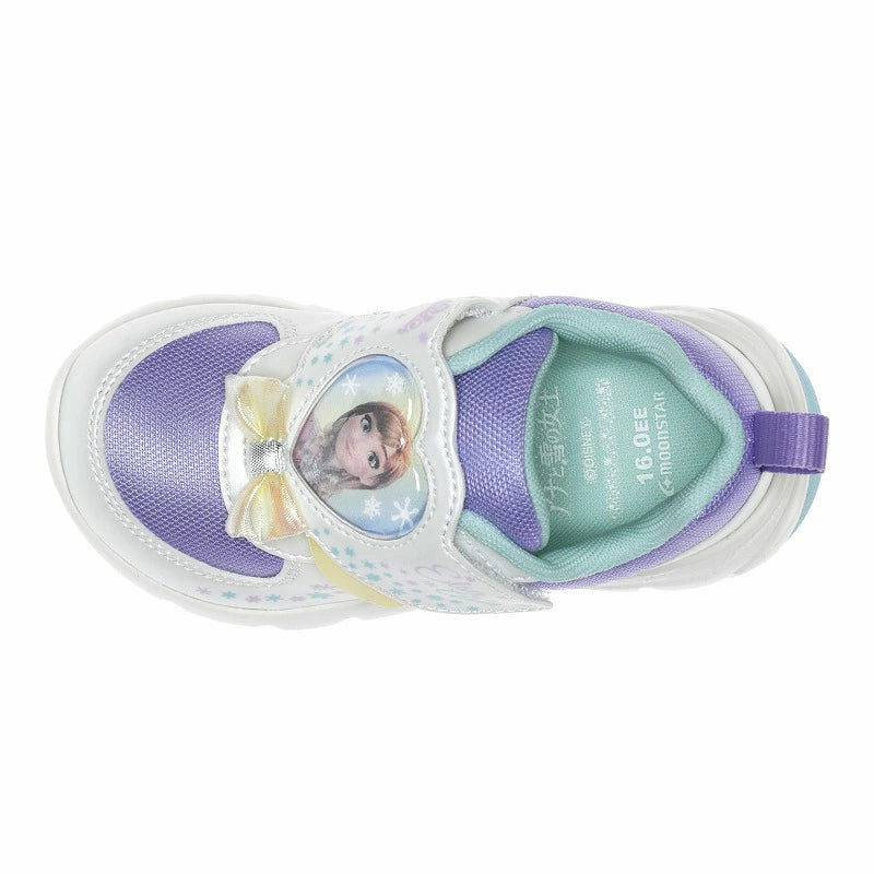 Moonstar x Disney antibacterial and deodorant children's shoes (14-19cm) - direct from Japan. Girls' shoes.