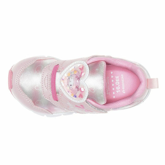 Moonstar x Sanrio antibacterial, odor-resistant, and wear-resistant soles for healthy-looking children's shoes (14-19cm) - direct from Japan. Girls' shoe collection.