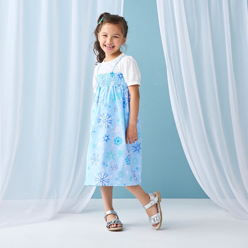 Disney 2Way Princess Yukata Japanese Kimono 100-140cm Girls' Summer Dresses from Other Brands Japanese Summer Festival Special