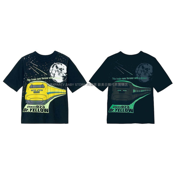 日本童裝 新幹線電車系列  薄圖案夜光T恤  90-130cm 男童款 夏款 鐵路系列 其他品牌童裝  TOPS