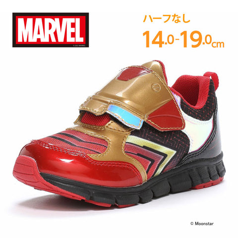 日本直送 moonstar MARVEL IronMan 健康機能兒童鞋 14-19cm 男童款 鞋系列