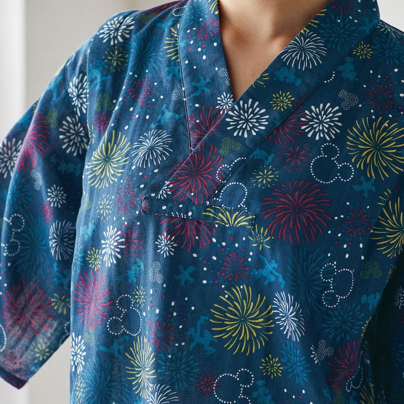 Disney Japanese children's clothing, Jinbei Japanese Kimono S-3L, Adult size, Other brand children's clothing, TOPS PANTS, Japanese Summer Festival Special