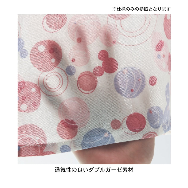 Disney Japanese children's clothing, Jinbei Japanese kimono, 100-150cm, for girls, summer, other brand children's clothing, TOPS PANTS, Japanese Summer Festival Special