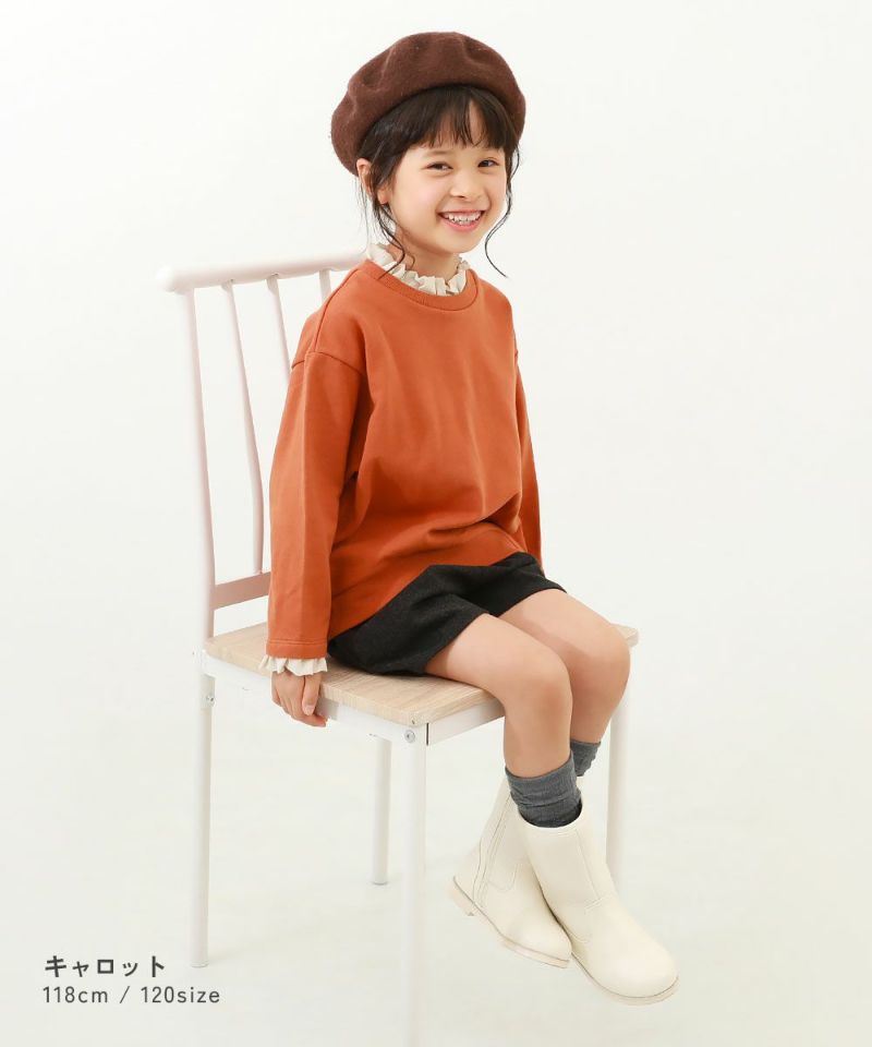 日本童裝 dev!rock 多層荷葉邊衛衣 100-160cm 女童款 冬季 TOPS