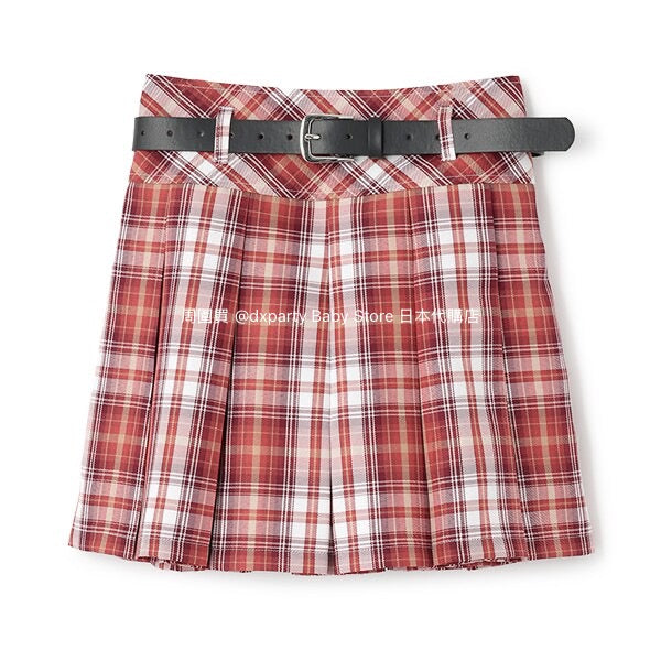 Lovetoxic Checkered Skirt (140-160cm) for Girls (Summer)