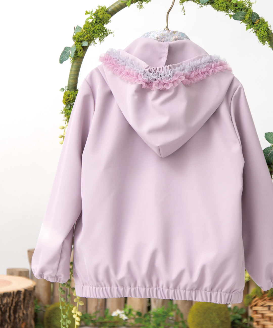 Japanese children's clothing panpantutu UV protection lace windbreaker 80-150cm girls summer outerwear