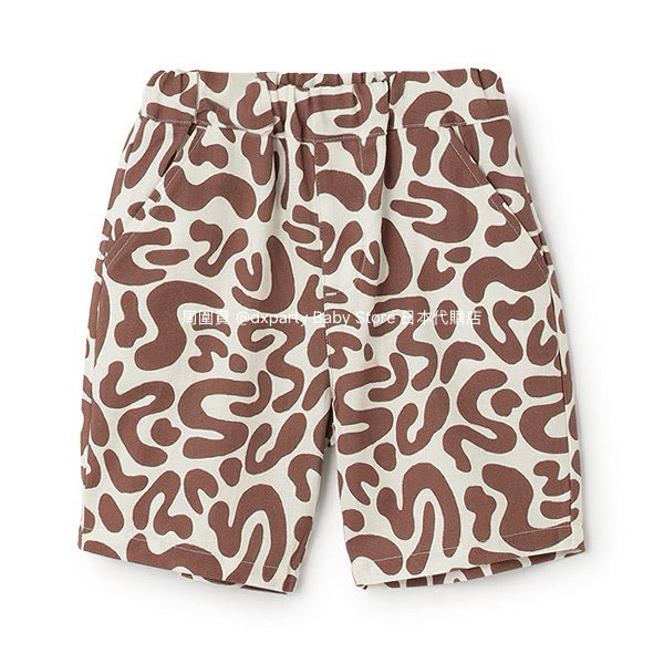 Japanese children's clothing pe#main casual shorts 80-130cm boys' summer PANTS