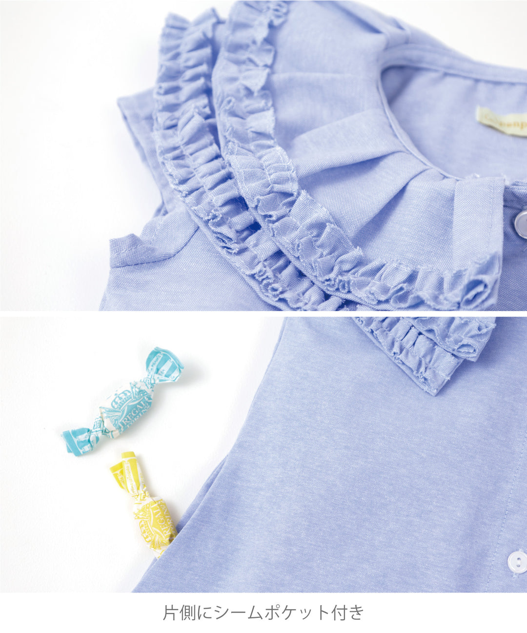 Japanese children's clothing panpantutu shirt vest dress 80-140cm girls summer dresses