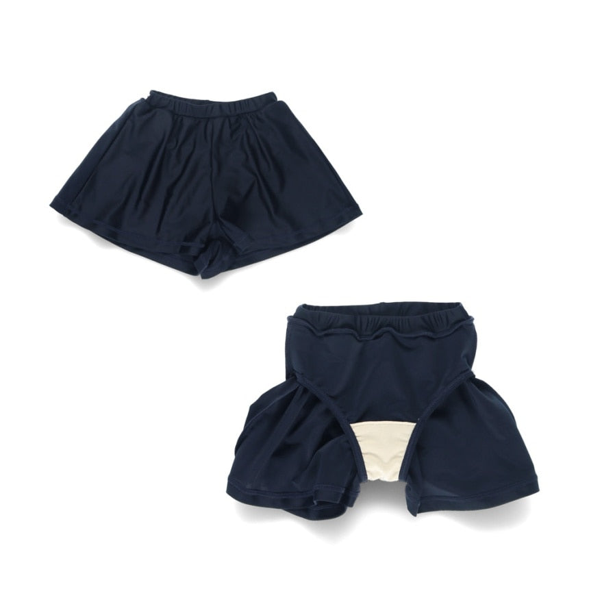 Japanese children's clothing Branches UV protection two-piece swimsuit suitable for school classes 120-150cm girls summer swimsuit special edition