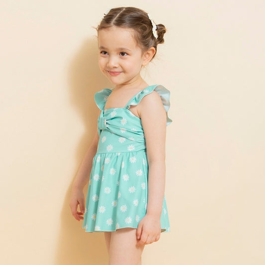 Branches UV-Proof One-Piece Swimsuit (80-130cm) for Girls (Summer Swimsuit Special)