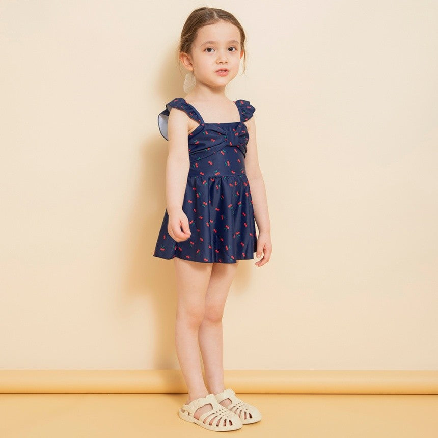 Branches UV-Proof One-Piece Swimsuit (80-130cm) for Girls (Summer Swimsuit Special)