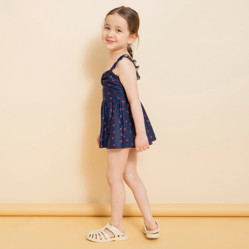 Branches UV-Proof One-Piece Swimsuit (80-130cm) for Girls (Summer Swimsuit Special)