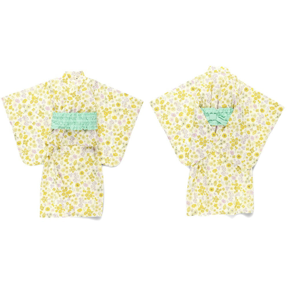 Japanese Children's Clothing Branches 2Way Yukata Japanese Kimono 90-120cm Girls Summer Dresses Japanese Summer Festival Special