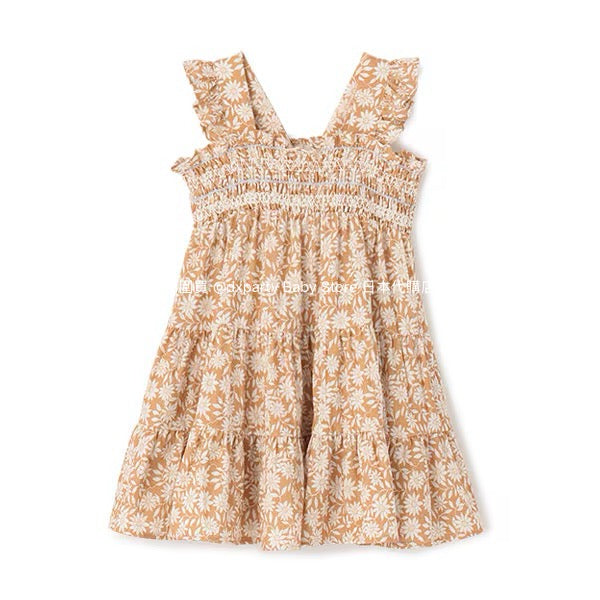 Japanese children's clothing pe#main pleated suspender dress 80-130cm girls summer dresses