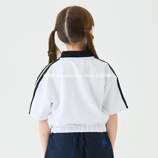 Japanese children's clothing mini#ML short polo top 100-140cm girls summer TOPS