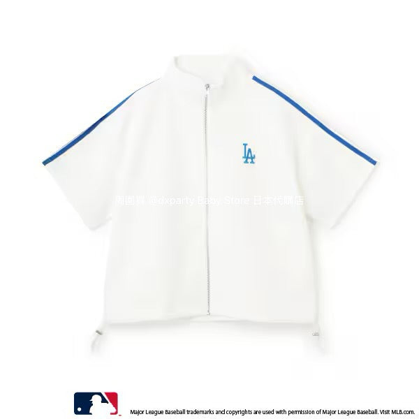 Lovetoxic x MLB Water-Absorbent Quick-Drying Short-Sleeved Jacket (140-170cm) for Girls (Summer Outerwear)