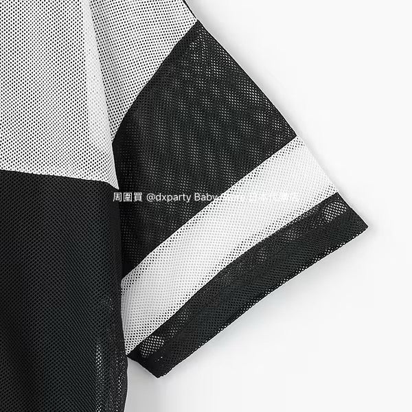 Lovetoxic Japanese Kids Clothing: Cool-Contact Sporty Mesh Dress (140-170cm) for Girls (Summer Dress)