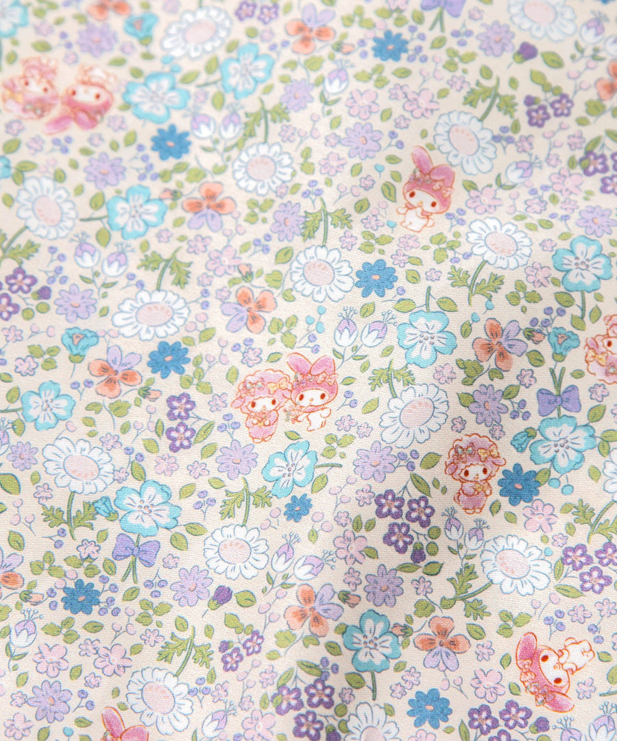 Japanese children's clothing panpantutu x Sanrio My Melody floral short skirt 90-140cm girls summer SKIRTS