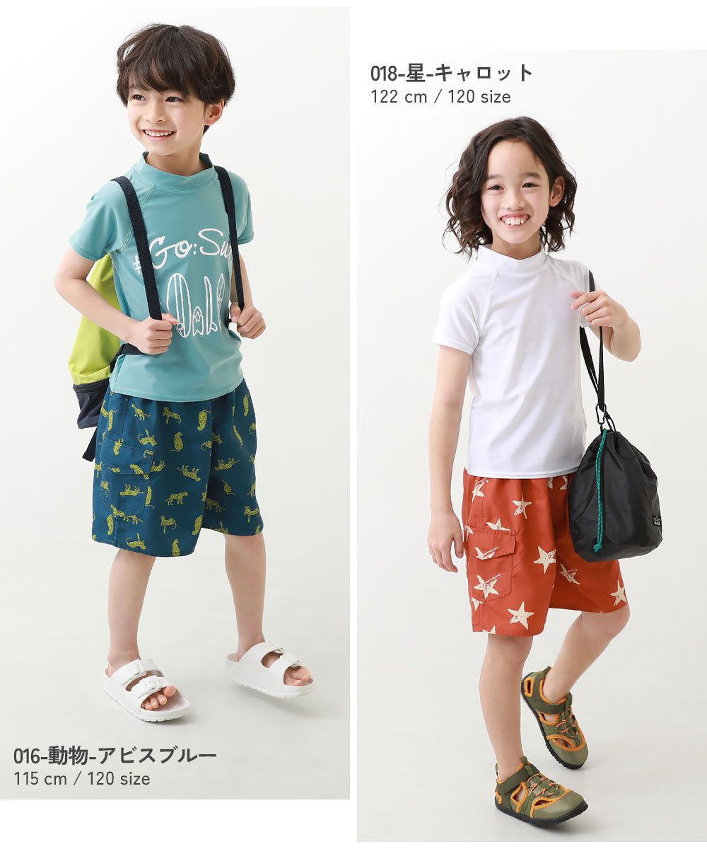 日本童裝 dev!rock 防UV 沙灘褲 100-160cm 男童款 夏季 夏日玩水泳衣特輯