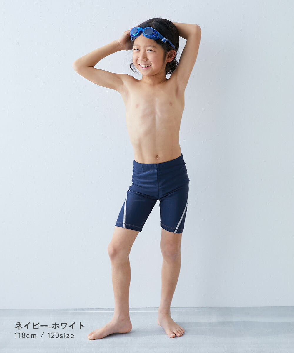 Japanese children's clothing dev!rock UV-proof tight swim trunks suitable for school 110-170cm boys' summer swimsuit special edition