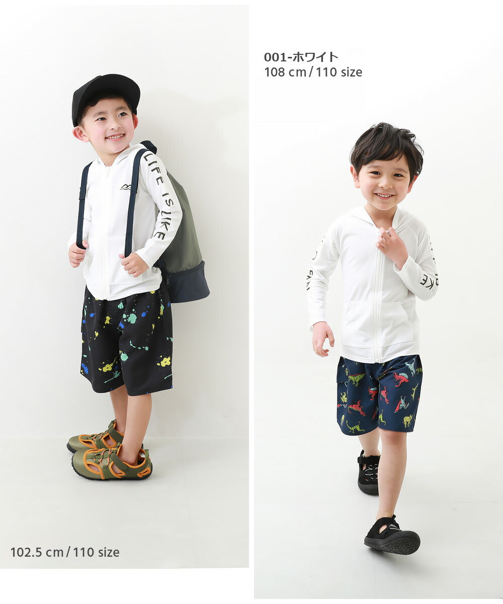 Japanese children's clothing dev!rock UV protection swimsuit jacket 100-160cm boys/girls summer swimsuit special edition