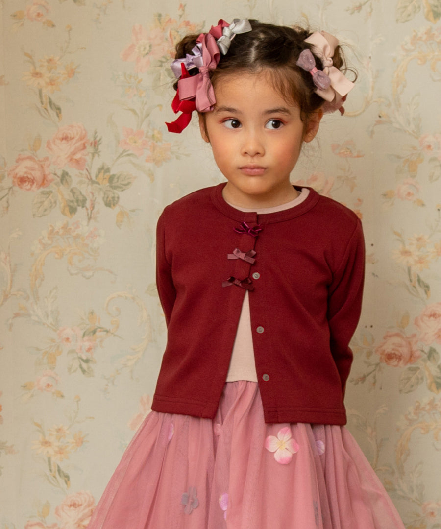 Japanese children's clothing panpantutu bow coat 80-150cm girls summer outerwear