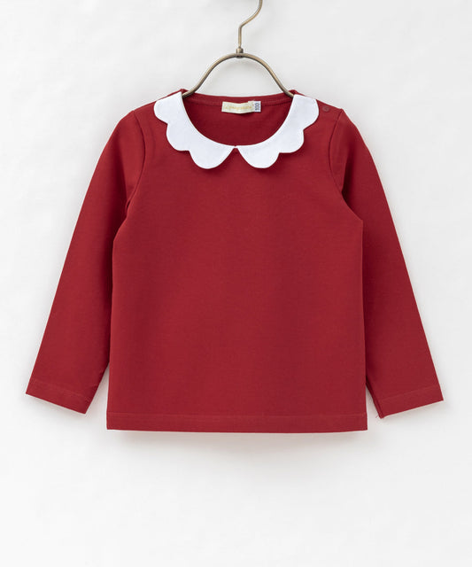 Japanese children's clothing panpantutu berry red angel color top 80-150cm girls summer TOPS