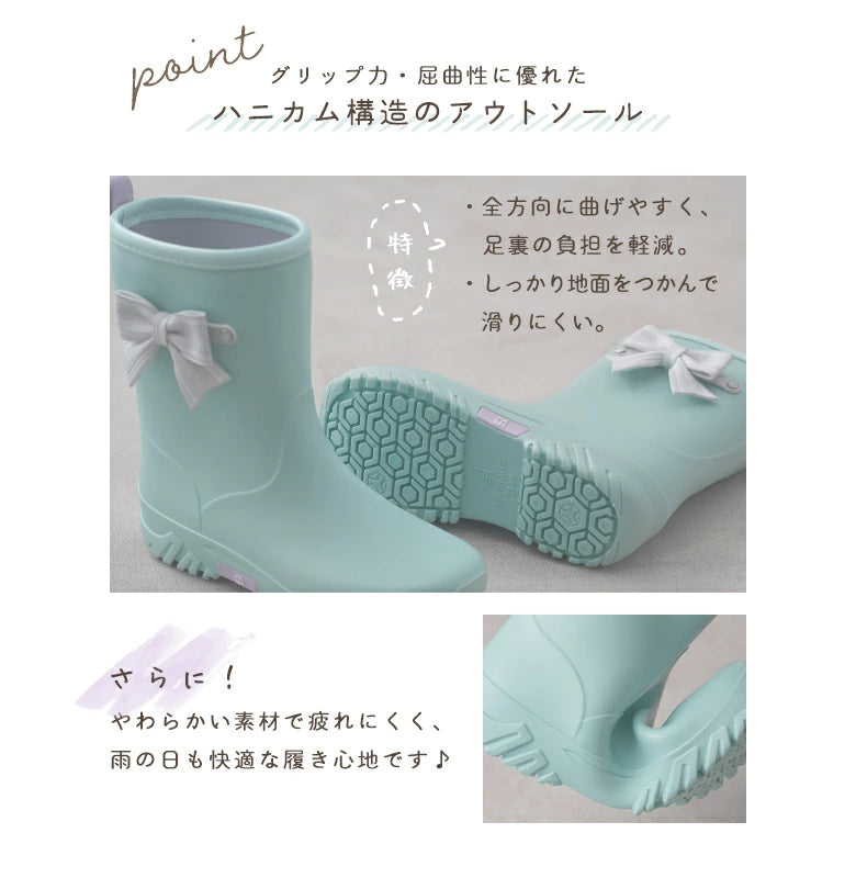 Moonstar x Disney Princess water shoes, made in Japan, for children. 13-19cm. Rainy day shoes for girls.