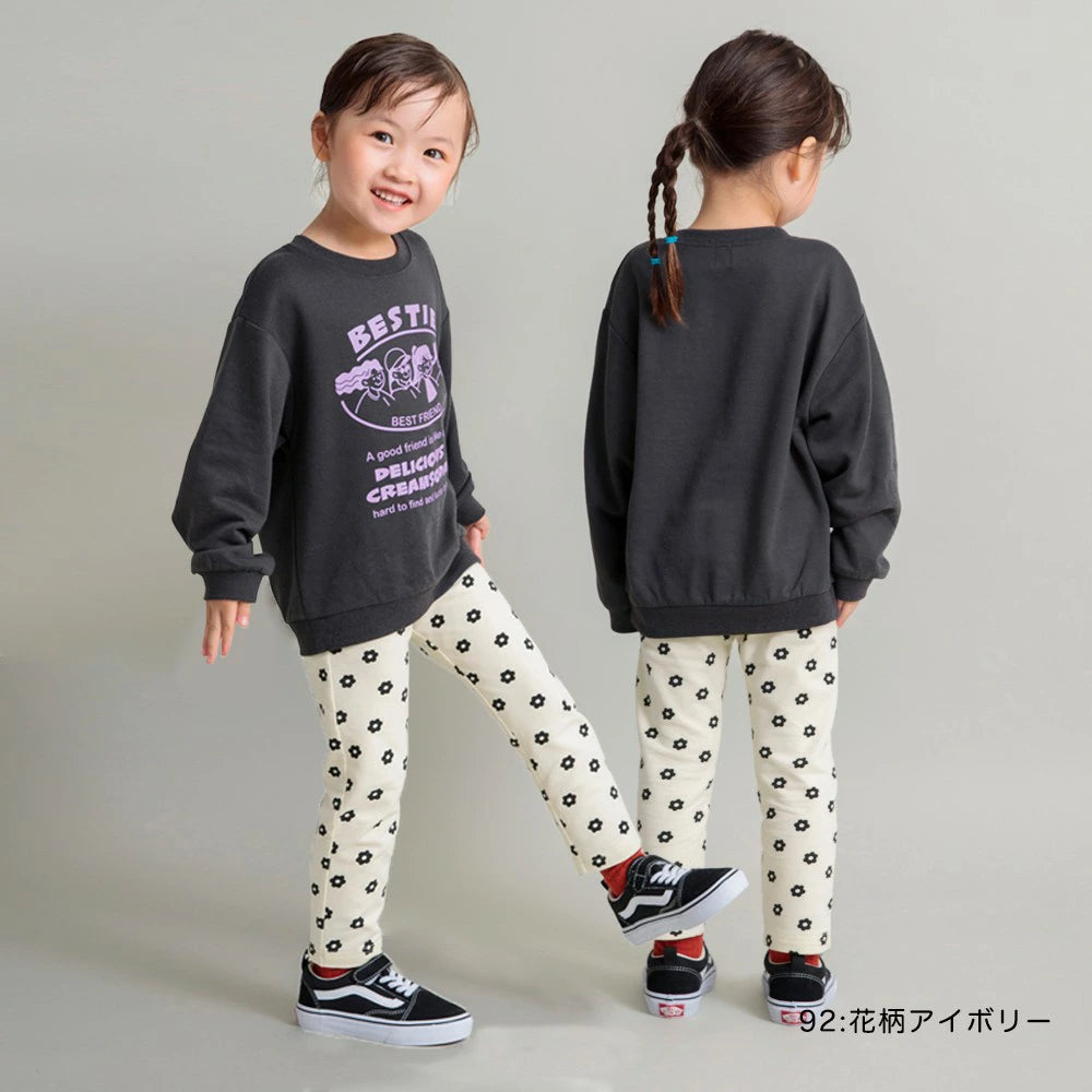 Japanese children's clothing Branches scallop silk layered waist top 90-150cm girls summer TOPS
