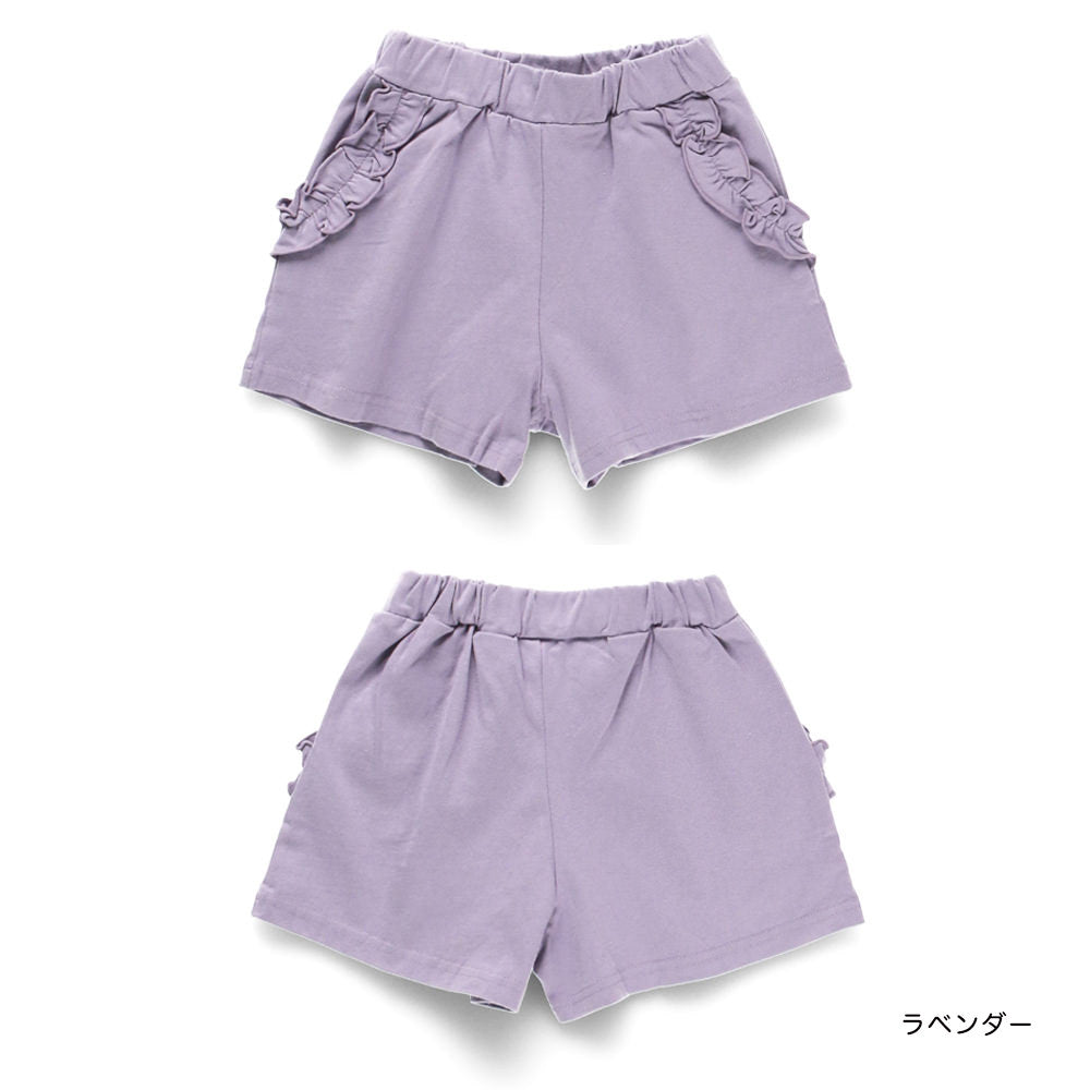 Japanese children's clothing Branches lace shorts 100-140cm girls summer PANTS