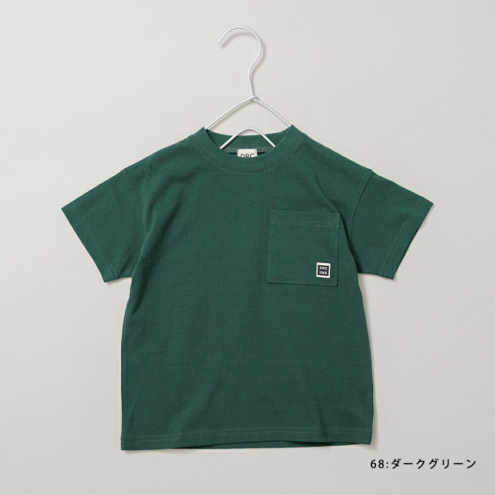 Japanese children's clothing Branches pocket short-sleeved T-shirt 90-160cm boys' spring and summer TOPS