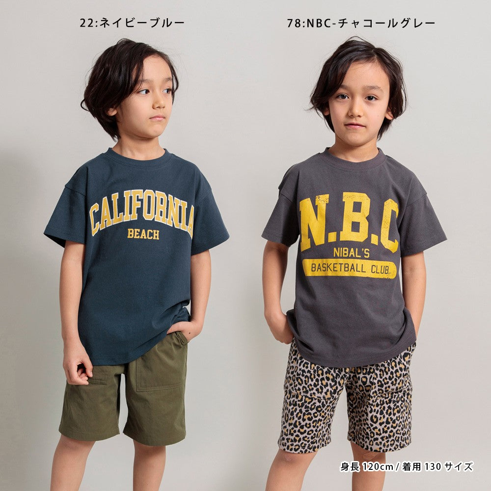 Japanese children's clothing Branches various pattern short-sleeved T-shirts 90-160cm boys/girls spring and summer TOPS