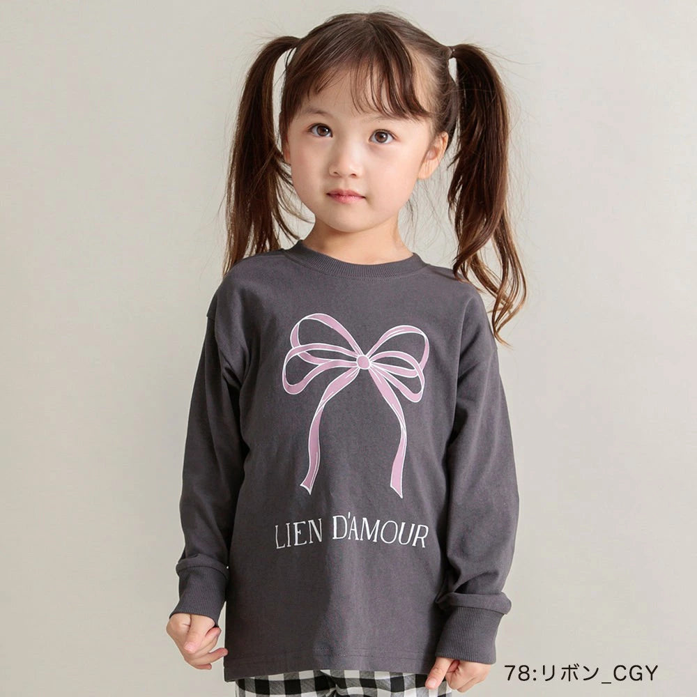 Japanese children's clothing Branches scallop silk layered waist top 90-150cm girls summer TOPS
