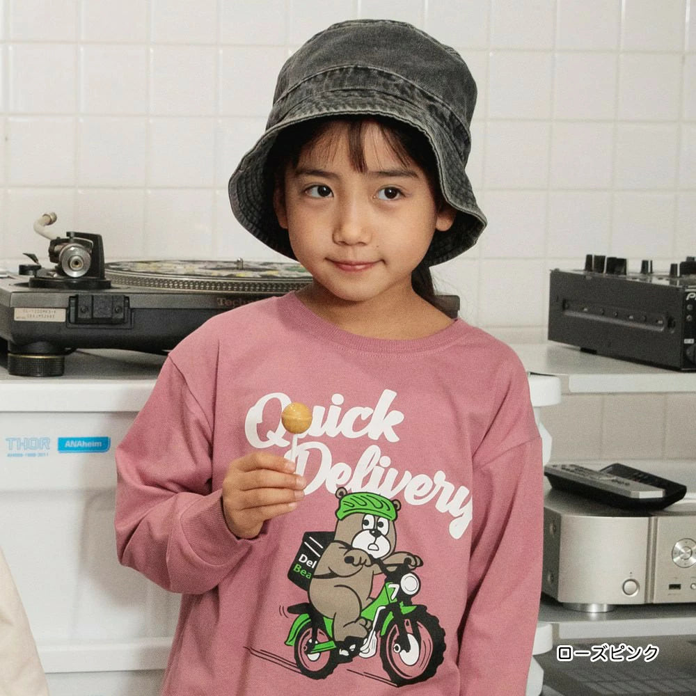 Japanese children's clothing Branches scallop silk layered waist top 90-150cm girls summer TOPS