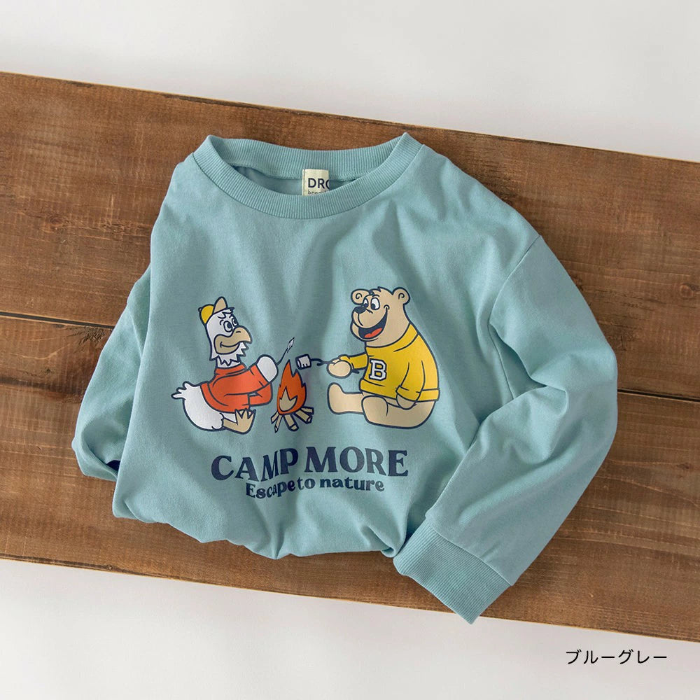 Japanese children's clothing Branches scallop silk layered waist top 90-150cm girls summer TOPS