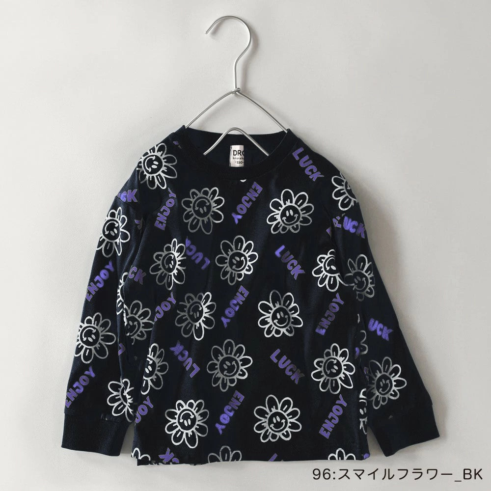 Japanese children's clothing Branches scallop silk layered waist top 90-150cm girls summer TOPS