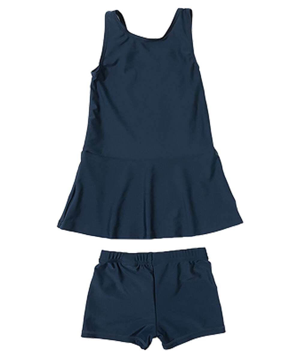 Japanese children's clothing dev!rock UV protection two-piece swimsuit suitable for school 110-170cm girls summer swimsuit special edition