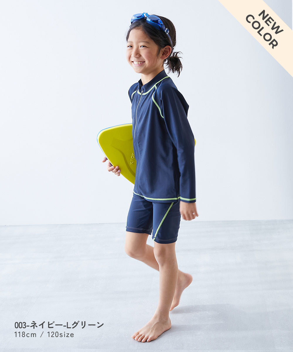 Japanese children's clothing dev!rock UV-blocking swimsuit jacket, suitable for school, 110-170cm boys/girls summer swimsuit special edition