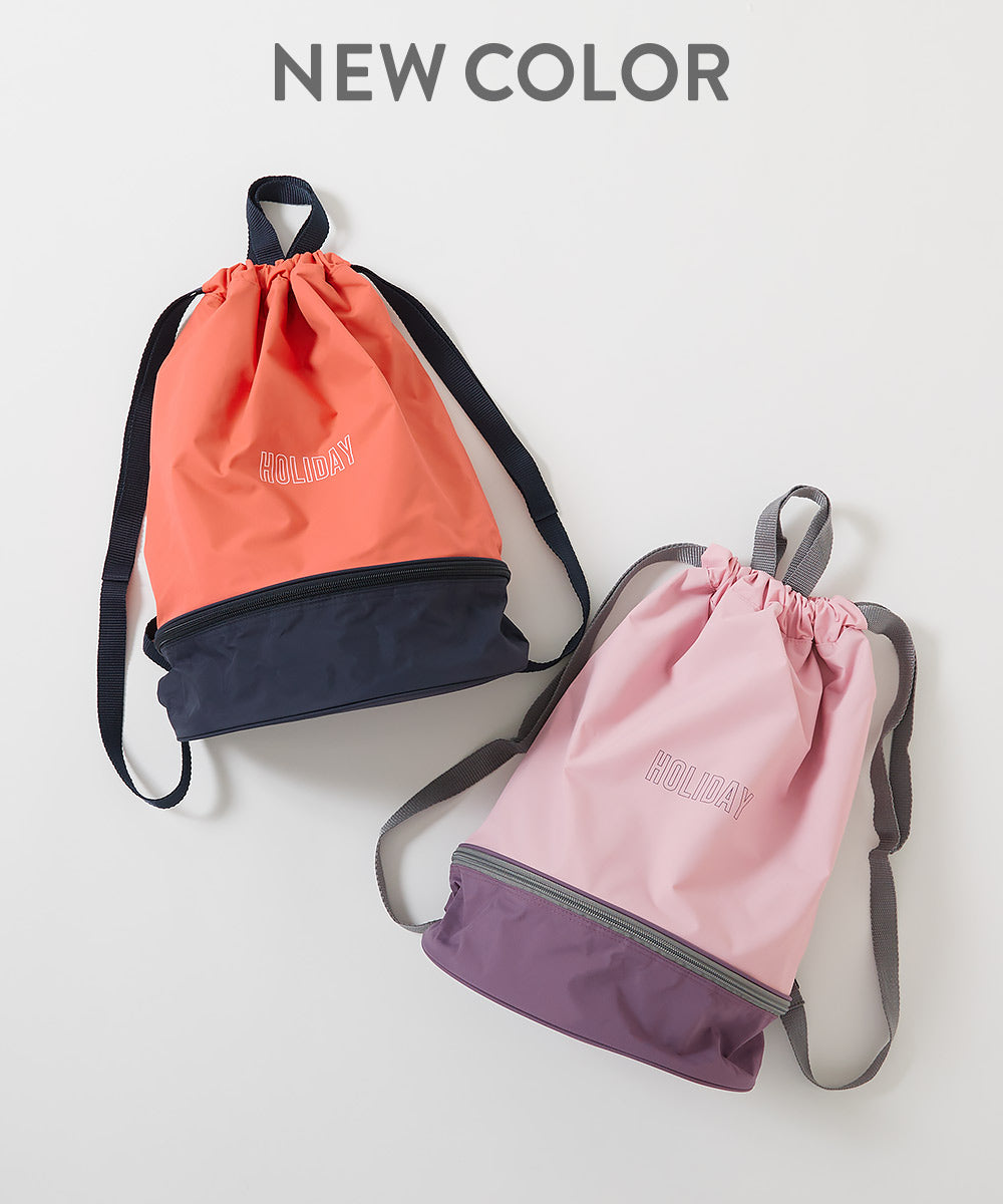 Dev! Rock 2-Layer Wet/Dry Beach Bag (Direct from Japan) - Beach Backpack Series - Other Brands - Summer Swimwear Special