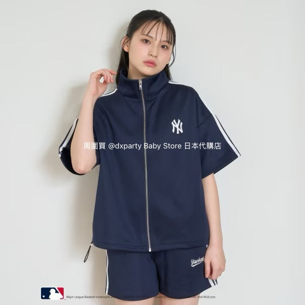 Lovetoxic x MLB Water-Absorbent Quick-Drying Short-Sleeved Jacket (140-170cm) for Girls (Summer Outerwear)