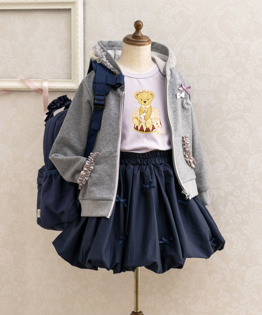 Japanese children's clothing panpantutu ballet pattern top 80-150cm girls summer TOPS