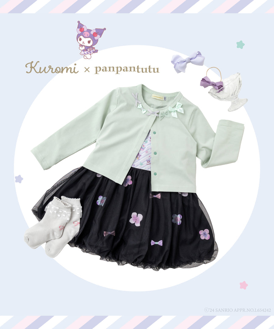 Japanese children's clothing panpantutu UV protection bow tie jacket 80-140cm girls summer outerwear