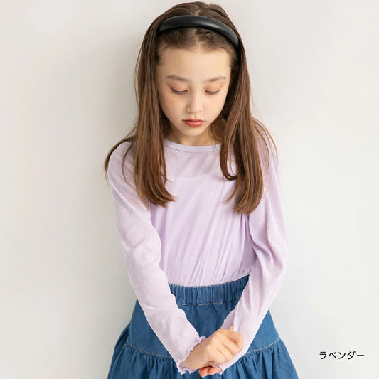 日本童裝 Branshes x Ou? by EDWIN 薄透上衣 90-150cm 女童款 秋季 TOPS