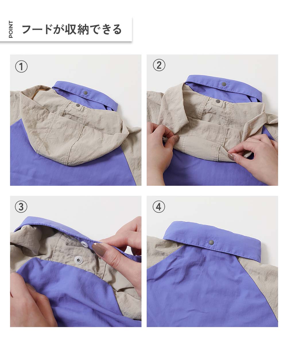 Japanese children's clothing dev!rock waterproof series thin windbreaker hood with storage capacity of 100-160cm. Boys' and girls' spring and summer outerwear