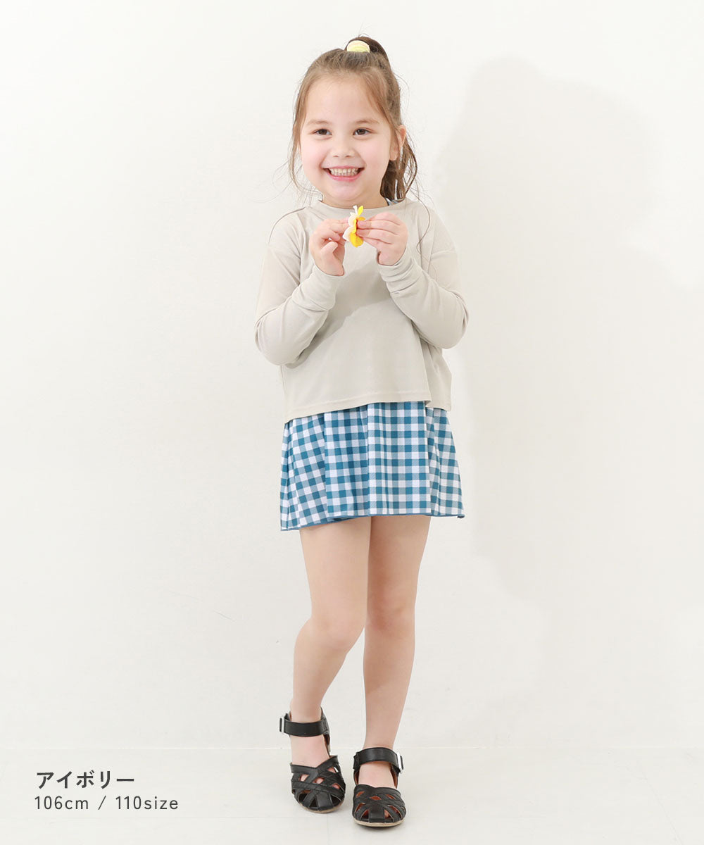 Japanese children's clothing dev!rock UV protection cross-back swimsuit 100-160cm girls summer swimsuit special edition