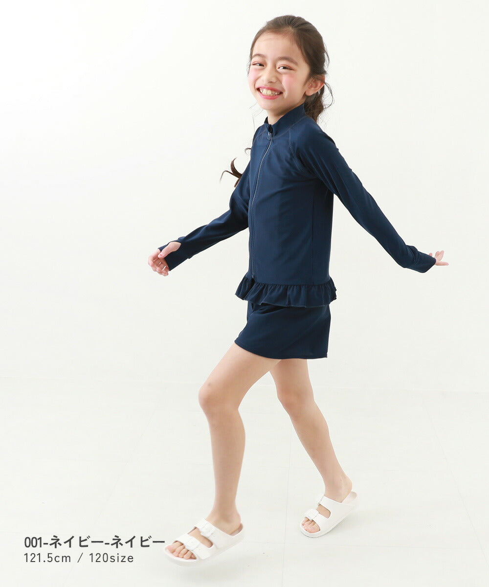 Japanese children's clothing dev!rock UV-proof skirt swimsuit jacket suitable for school classes 110-170cm girls summer swimsuit special edition