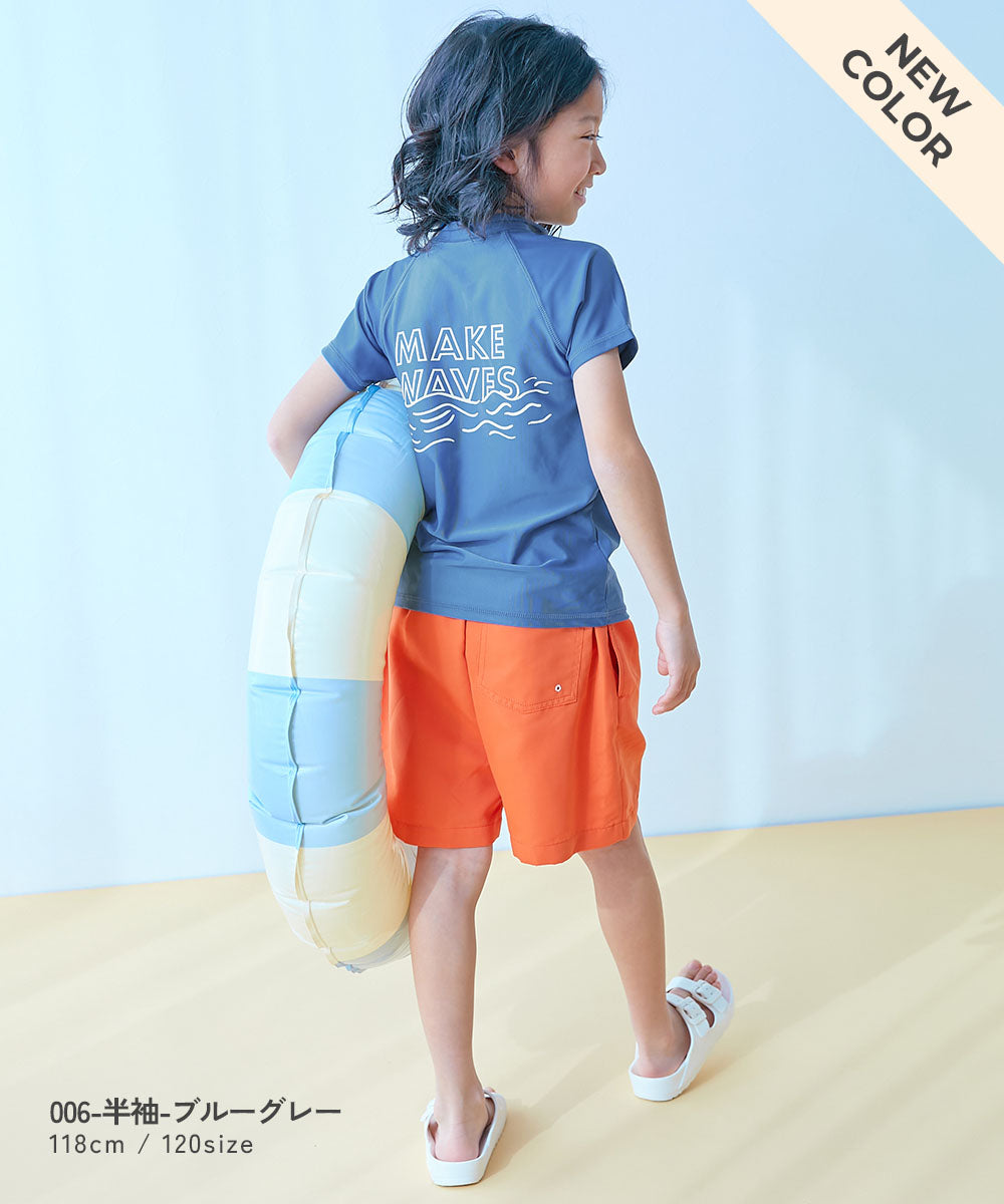 Japanese children's clothing dev!rock UV-proof long/sleeve/short-sleeve swimsuit jackets 100-160cm for boys and girls summer swimsuit special edition