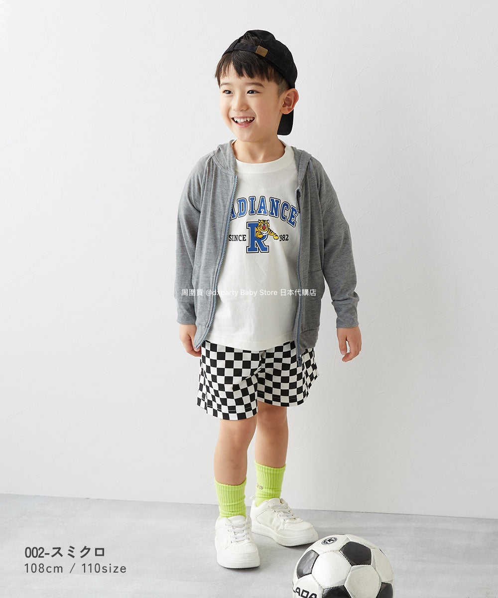 Japanese children's clothing dev!rock UV-proof thin hooded jacket 100-160cm boys/girls spring/summer OUTERWEAR