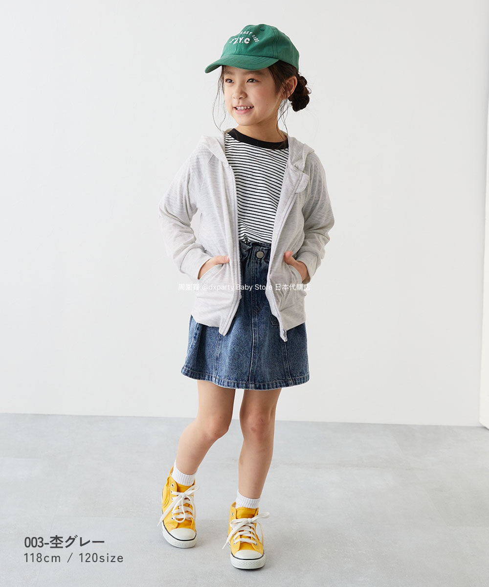Japanese children's clothing dev!rock UV-proof thin hooded jacket 100-160cm boys/girls spring/summer OUTERWEAR
