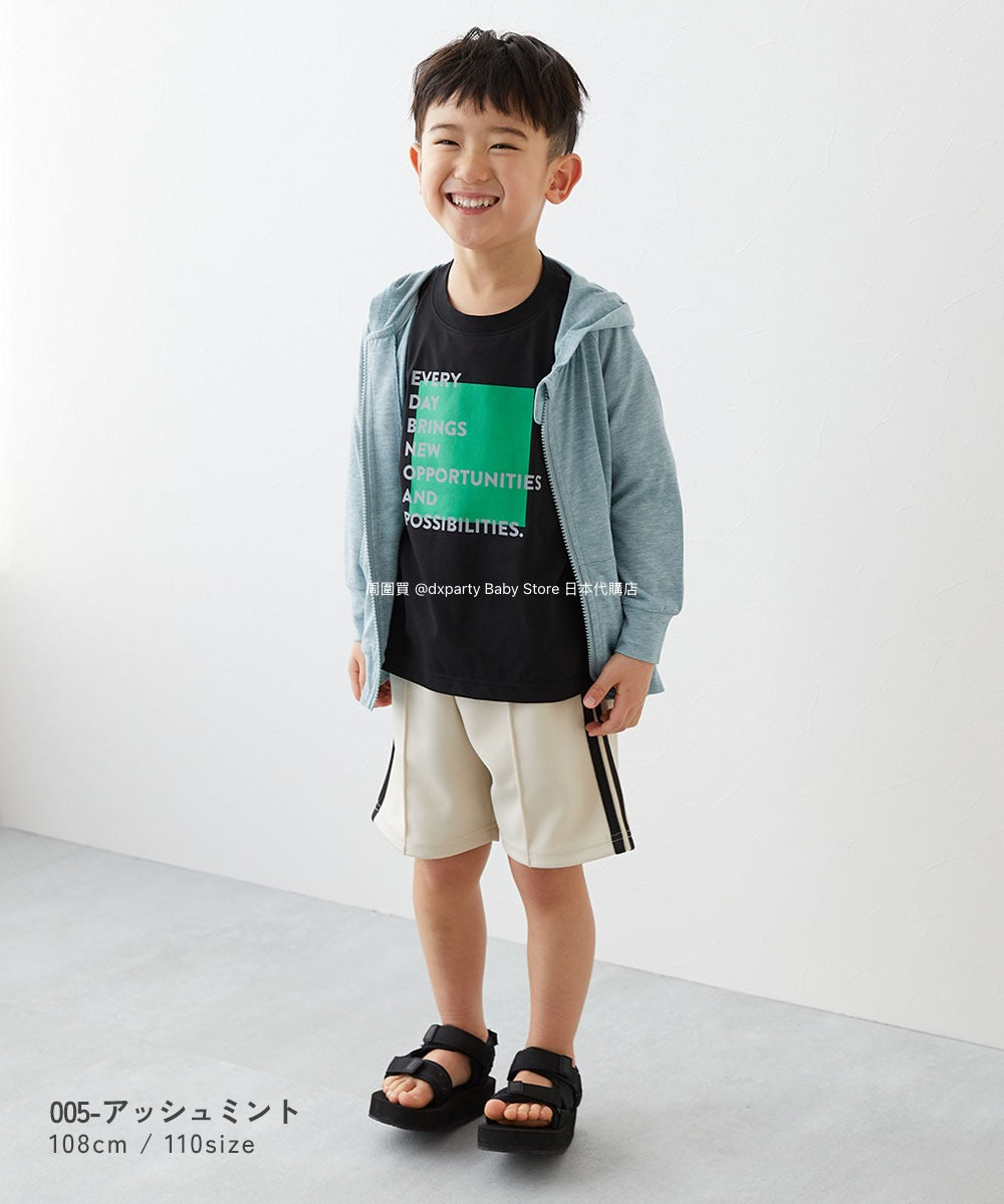 Japanese children's clothing dev!rock UV-proof thin hooded jacket 100-160cm boys/girls spring/summer OUTERWEAR